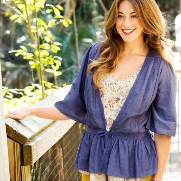Matilda Jane Tops - Matilda Jane Hour by Hour Top Size L. NEW
